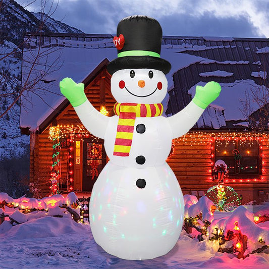 GOOSH LED Christmas Snowman Inflatable – Outdoor & Indoor Holiday Décor